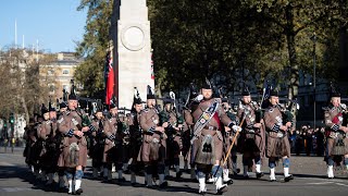 Armistice Day 2024 at the Cenotaph London [upl. by Phyl]