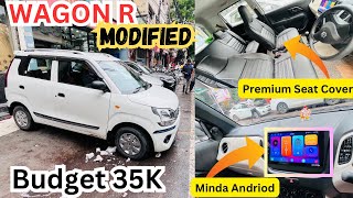 Maruti Suzuki Wagon R Base to Top Modified at Just 35K  Wagon r Lxi to Zxi Modification [upl. by Leavelle]