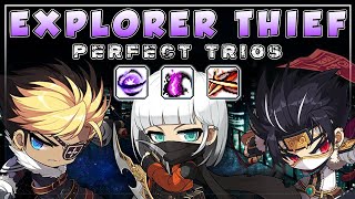 MapleStory  Night Lord Shadower Dual Blade  PERFECT BOOST NODES [upl. by Leksehc]