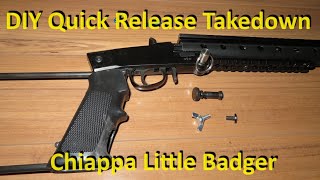 Chiappa Little Badger DIY Quick Release Takedown TDX [upl. by Cammy538]