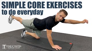 EVERYDAY 5 Simple Home Exercises To Strengthen Your Core [upl. by Nahtnanhoj891]