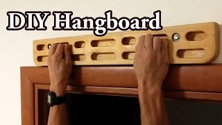 DIY hangboard for climbing with simple tools [upl. by Retniw]