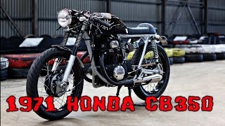 HONDA CB350 1971 cafe racer [upl. by Aurie559]