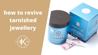 How To Clean Tarnished Jewellery With Silver Sparkle Solution  Kernowcraft [upl. by Lonier174]