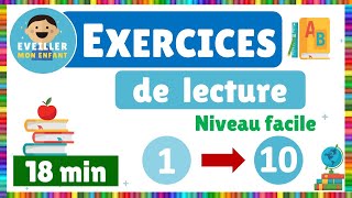 Compilation  Exercices de lecture  Niveau facile [upl. by Enirroc207]