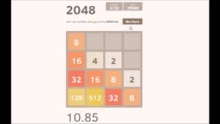 2048 Speedrun in 4984 Seconds Former World Record [upl. by Akenot]