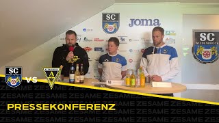 Pressekonferenz nach SC Wiedenbrück  Alemannia Aachen [upl. by Laehctim]