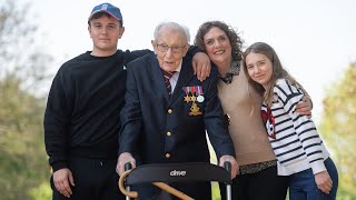 Live Captain Sir Tom Moores funeral takes place  ITV News [upl. by Airla]