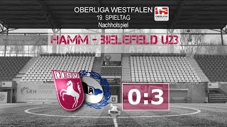 19 Spieltag 201617 Hammer SpVg  Arminia Bielefeld II 03 00 [upl. by Odnomor]