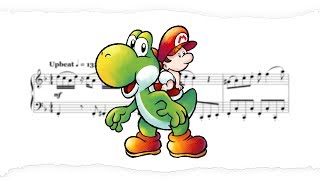 Athletic Theme from Yoshis Island  Piano Tutorial [upl. by Ignaz]