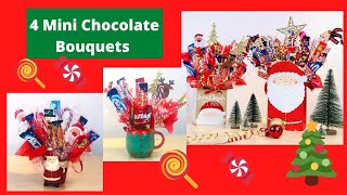 4 Mini Chocolate Bouquet Gifts [upl. by Seabrooke]