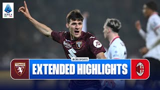 Torino vs AC Milan Extended Highlights  Serie A  CBS Sports Golazo [upl. by Holli10]