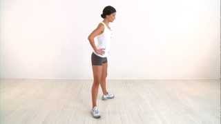 Pile Squat Tone Up Anytime Anywhere  Womens Health [upl. by Annahsat]