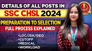 CHSL 2024 Job Profiles  Selection Process Medical Work Cutoffs Salary ssc viral [upl. by Zerline798]