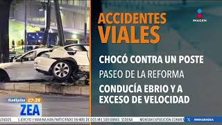 Recuento de accidentes viales en la CDMX que impactaron a la sociedad  Noticias con Francisco Zea [upl. by Eikin]