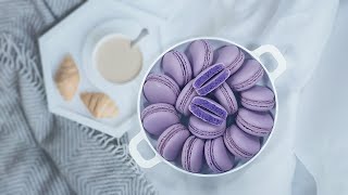 How to make perfect macarons with hand mixer macaronage oven drying 실패없는 마카롱 만들기핸드믹서 기계나쥬고온열풍건조 [upl. by Aitahs]