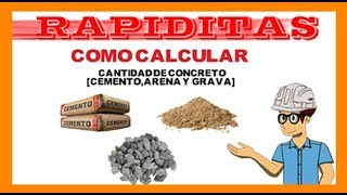 DOSIFICACION DE CONCRETO👷cemento arena y grava👷 [upl. by Giuseppe]