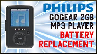 Philips GoGear 2GB Mp3 Player Battery Replacement [upl. by Revkah517]