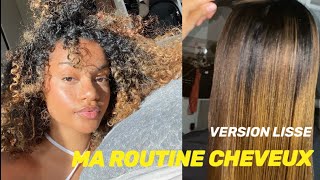 TUTO  COMMENT BIEN LISSER SES CHEVEUX BOUCLÉS [upl. by Attinahs]