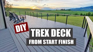 BUILDING the ULTIMATE Trex Deck [upl. by Oigile98]