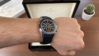 Patek Philippe Aquanaut Chronograph 5968A Unboxing [upl. by Euqinay]