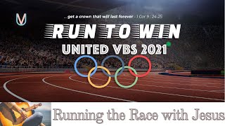 Running the Race with Jesus  Theme Song  United VBS Trivandrum 2021 [upl. by Enahpad]