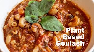 Plant Based Instantpot Goulash  Vegan  Whole Food [upl. by Honey227]