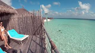 Tour of a Senior Water Villa at the Constance Moofushi in the Maldives [upl. by Kinnard]