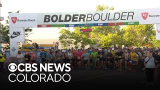 Bolder Boulder brings in runners from all across the world [upl. by Palmira400]