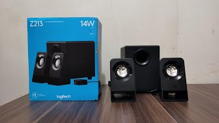 Logitech Z213 21 Speaker Quick Unboxing [upl. by Esilrac]