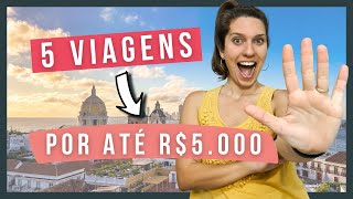 5 VIAGENS INTERNACIONAIS POR 5 MIL REAIS cada  Viaje por 7 dias ainda em 2022 e 2023 [upl. by Modnar]