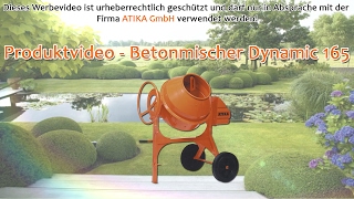 ATIKA Produktfilm  Betonmischer Dynamic 165 [upl. by Poore]