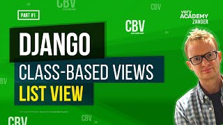 Learn Django Class Based Views  ListView  Theory and Examples [upl. by Ellehcer895]