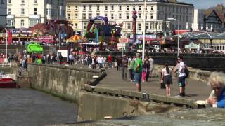 Holiday makers at Bridlington Harbour [upl. by Ardell973]