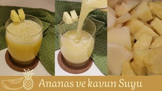 Ananas ve Kavun Suyu 🍍🍈 Rosemary JasMar [upl. by Eniamrahc]