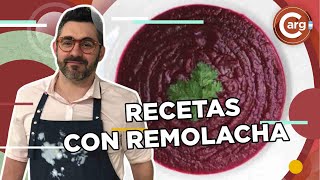 TRES RECETAS CON REMOLACHA [upl. by Tebasile]