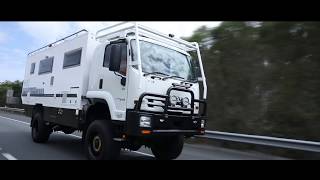 SLRV Expedition Isuzu FTS800 at Byron Bay [upl. by Uoliram]