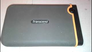 Transcend storejet external hard disc repair full description [upl. by Eciryt]