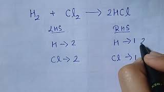 How to Balance H2S  Cl2  S  HCl [upl. by Halivah]