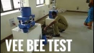 Vee Bee Test of Workability of Concrete हिंदी मे [upl. by Avigdor]