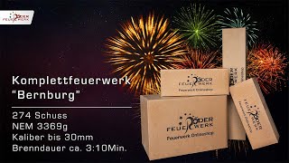 Komplettfeuerwerk quotBernburgquot [upl. by Funda]