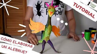 Cómo elaborar un ALEBRIJE  Tutorial alebrije  Cómo hacer un alebrije de papel [upl. by Jedediah]