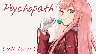 ♪ Nightcore Psychopath [upl. by Ynaffet]