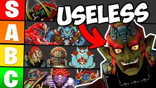 Ranking How USELESS Ganondorf is in Every Zelda Game [upl. by Anned]