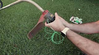 Stihl FS45  Line TrimmerWhipper Snipper  How to Feed Line [upl. by Scrivings626]