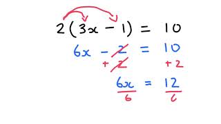 Solving Equations with Brackets [upl. by Assiar206]