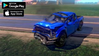 MEGA UPDATE WDAMAGE CAR CRASH FOR ANDROID GAMEPLAY 2023 OPEN WORLD CAR CRASHING GAME [upl. by Nalak]