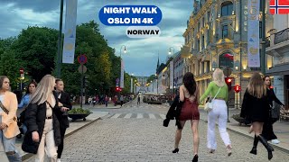 Oslo Norway 🇳🇴 June  2022  4KHDR Walking Tour [upl. by Aidnahs]