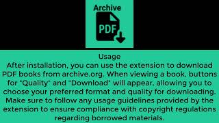 download extension internet archive downloder for chrome [upl. by Bull]