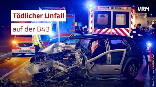 Tödlicher Unfall zwischen Kelsterbach und Raunheim [upl. by Ahseek]